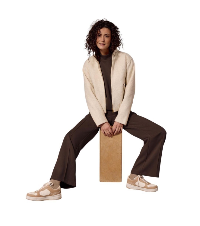 Tramontana Technical Sweat Wide-Leg Trousers 2660 Espresso