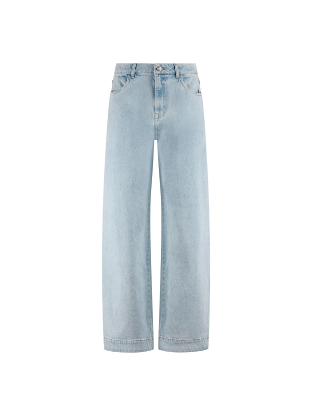 NUKUS Abby Pants Denim Strass 24 bleached denim