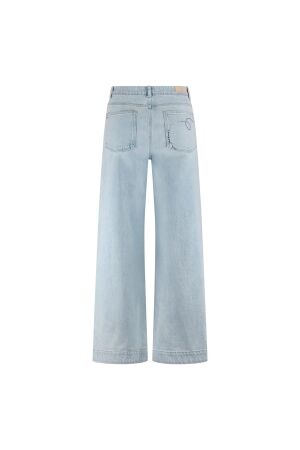 NUKUS Abby Pants Denim Strass 24 bleached denim