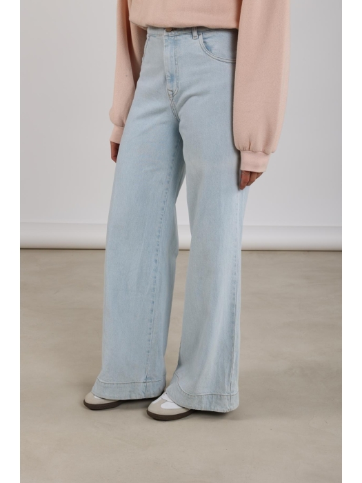 NUKUS Abby Pants Denim Strass 24 bleached denim