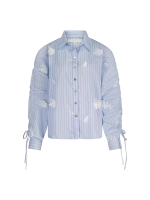 NUKUS Rosa Blouse Stripe 371 sky/kiss