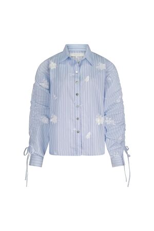 NUKUS Rosa Blouse Stripe 371 sky/kiss