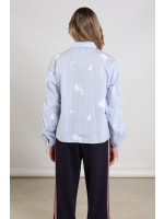 NUKUS Rosa Blouse Stripe 371 sky/kiss