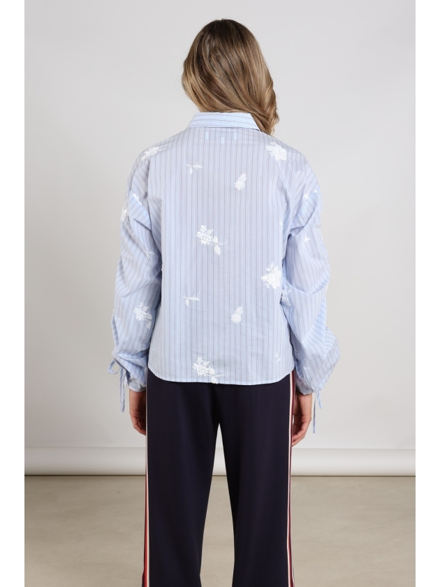 NUKUS Rosa Blouse Stripe 371 sky/kiss