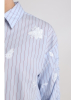 NUKUS Rosa Blouse Stripe 371 sky/kiss