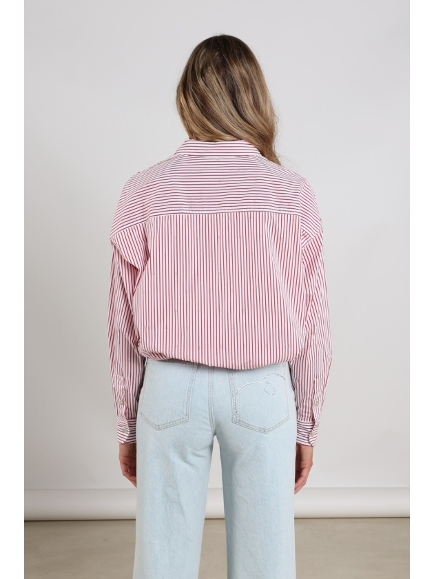 NUKUS Ariana Blouse Stripe 372 kiss/offwhite