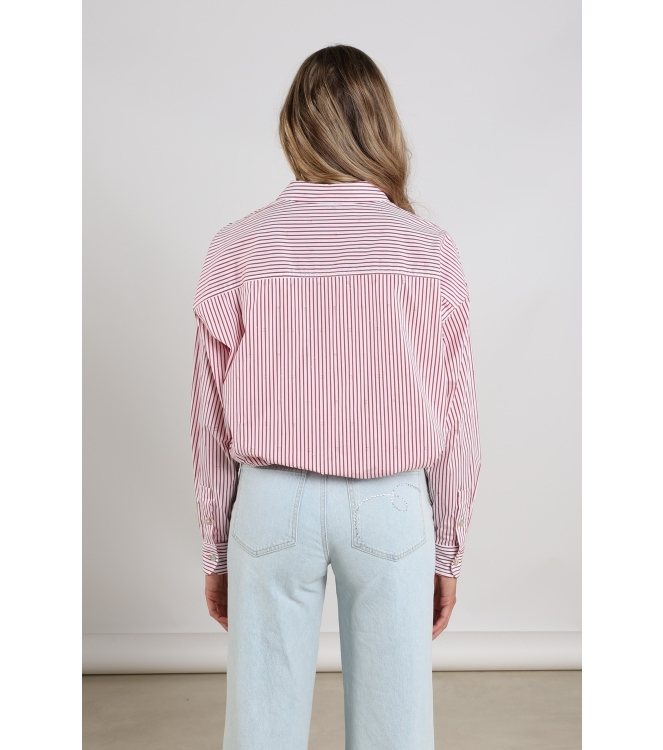 NUKUS Ariana Blouse Stripe 372 kiss/offwhite