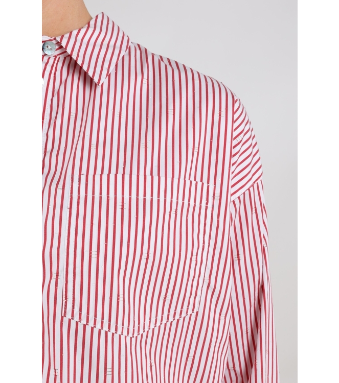 NUKUS Ariana Blouse Stripe 372 kiss/offwhite