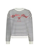 NUKUS Paige Sweater Stripe 137 white/blue