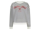 NUKUS Paige Sweater Stripe 137 white/blue