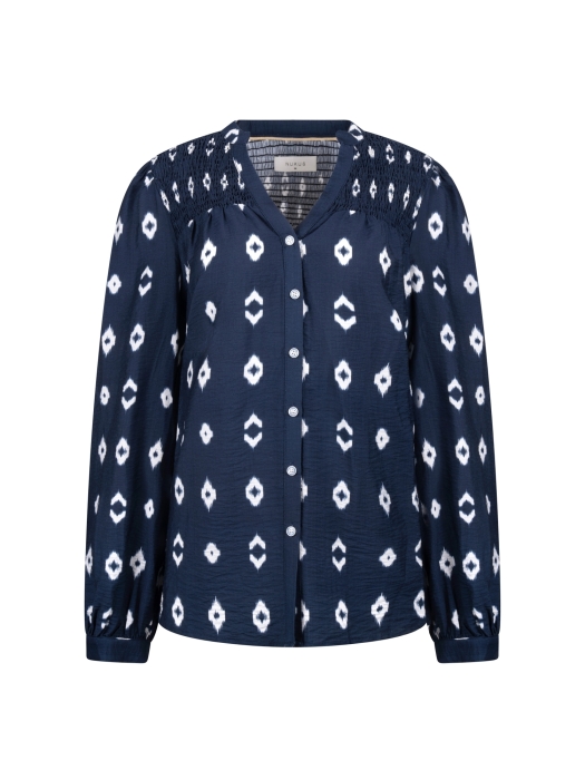 NUKUS Philou Blouse 70 navy