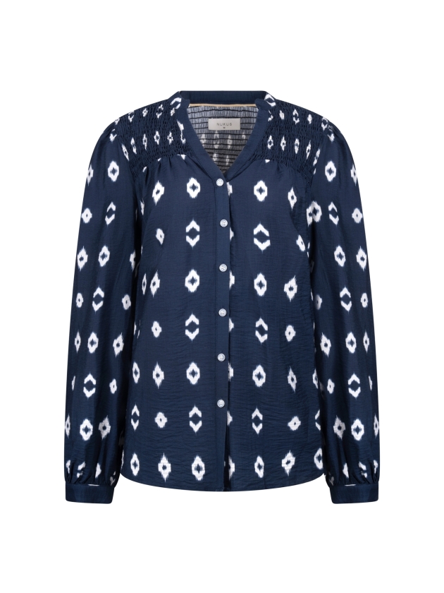 NUKUS Philou Blouse 70 navy