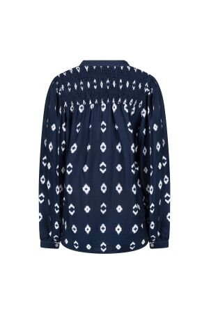NUKUS Philou Blouse 70 navy