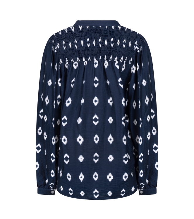 NUKUS Philou Blouse 70 navy