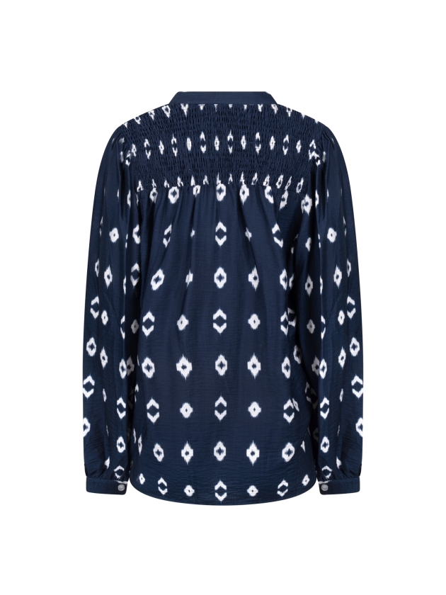 NUKUS Philou Blouse 70 navy
