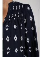 NUKUS Philou Blouse 70 navy