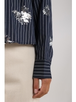 NUKUS Tessa Blouse Paillet 70 navy