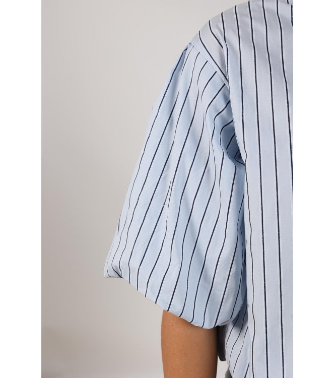 NUKUS Leia Blouse Stripe 312 cloudy