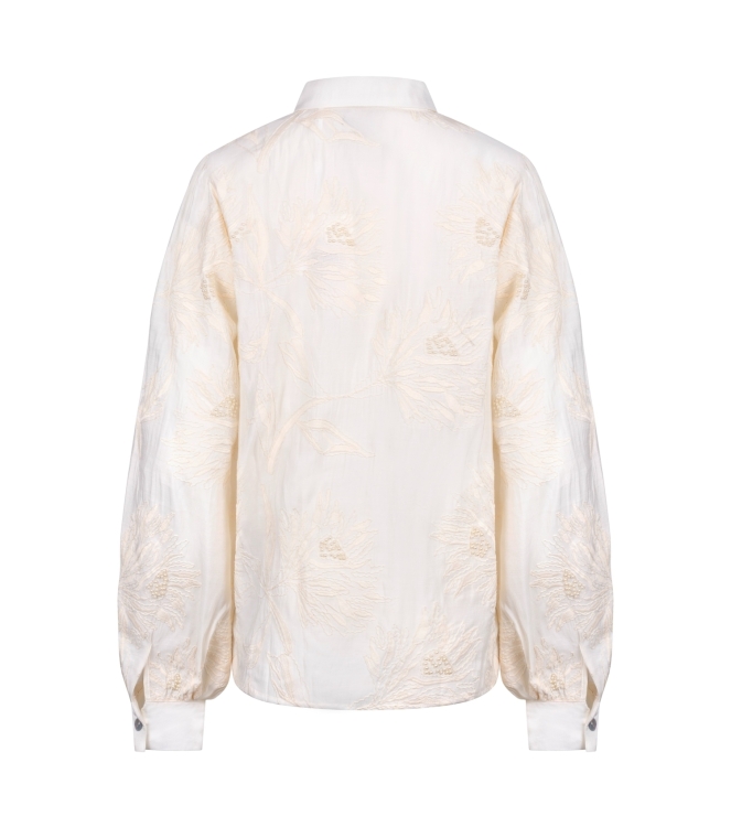 NUKUS Avy Blouse Embroidery 56 off white