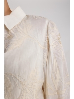 NUKUS Avy Blouse Embroidery 56 off white