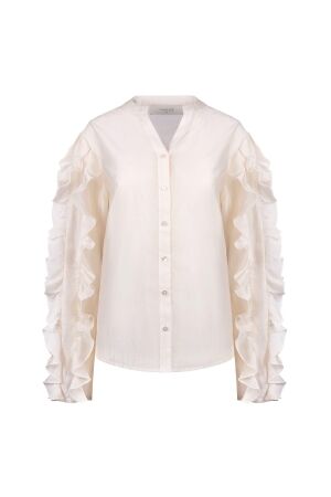 NUKUS Margriet Blouse 17 off white