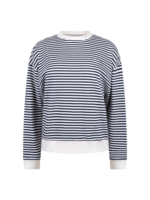 NUKUS Patty Pullover Stripe 219 offwhite/navy