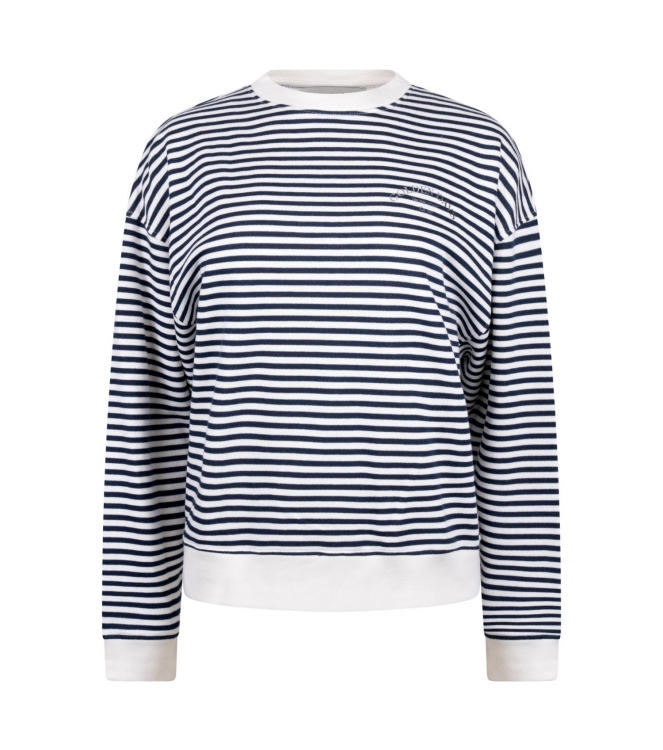 NUKUS Patty Pullover Stripe 219 offwhite/navy
