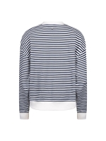 NUKUS Patty Pullover Stripe 219 offwhite/navy