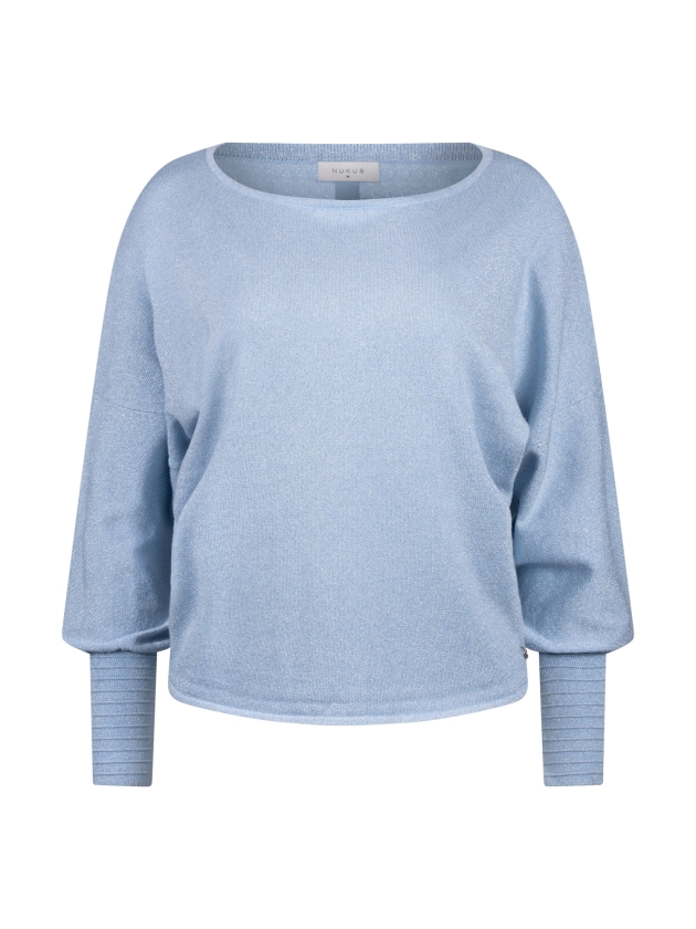 NUKUS Jorien Pullover Lurex 312 cloudy