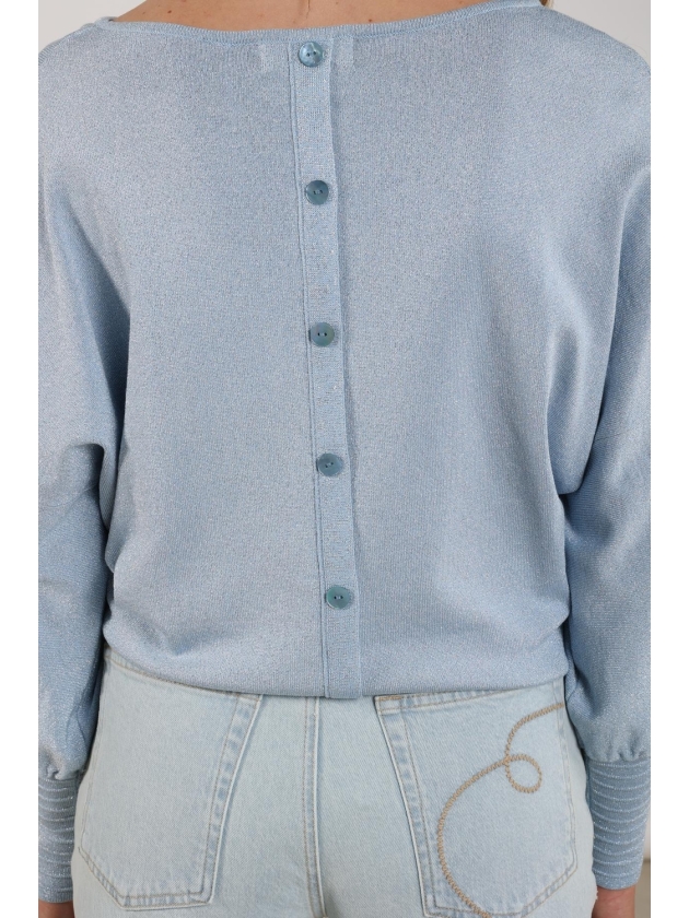 NUKUS Jorien Pullover Lurex 312 cloudy