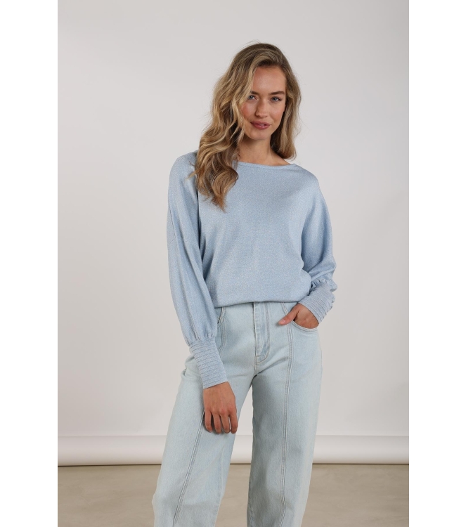 NUKUS Jorien Pullover Lurex 312 cloudy