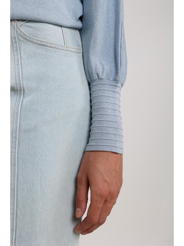 NUKUS Jorien Pullover Lurex 312 cloudy