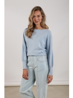 NUKUS Jorien Pullover Lurex 312 cloudy