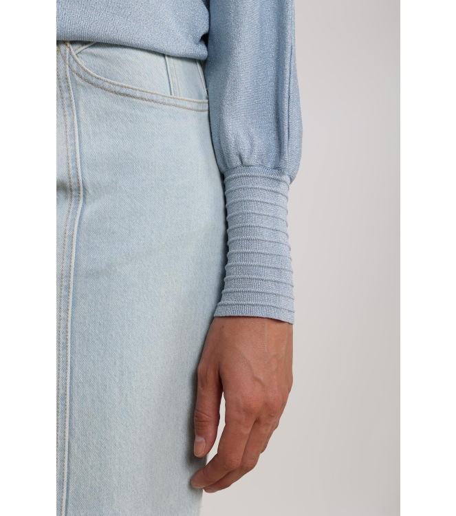 NUKUS Jorien Pullover Lurex 312 cloudy