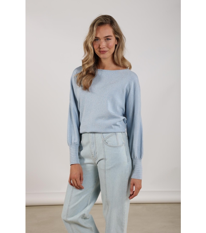 NUKUS Jorien Pullover Lurex 312 cloudy