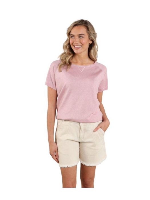 NUKUS Anita Top Lurex 30 blush