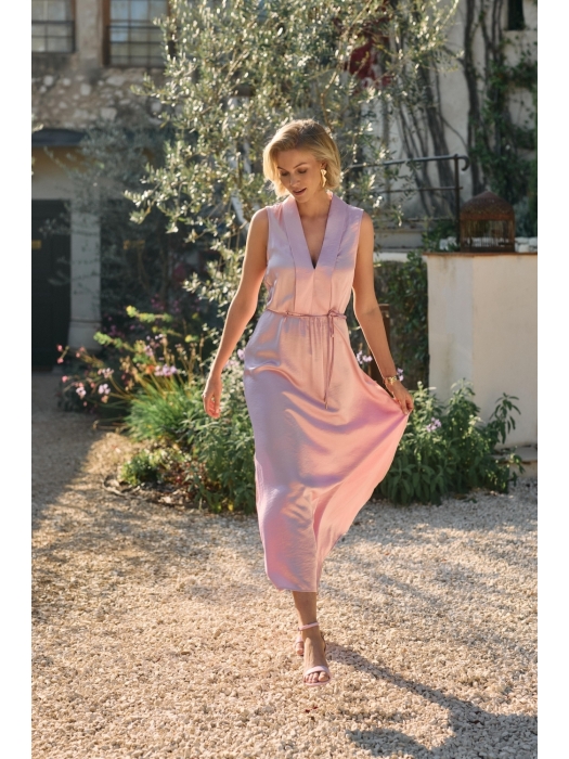 NUKUS Violet Dress Silky 30 blush