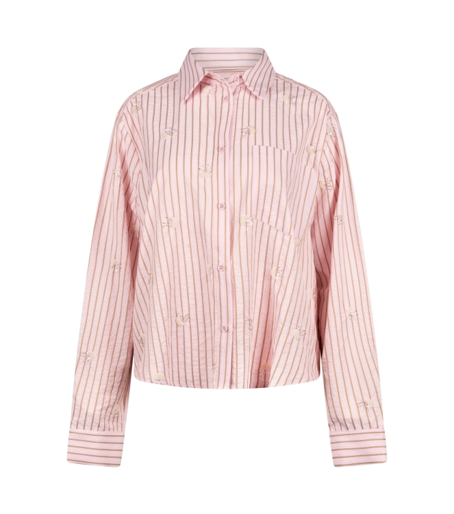 NUKUS Nowi Blouse Stripe 30 blush