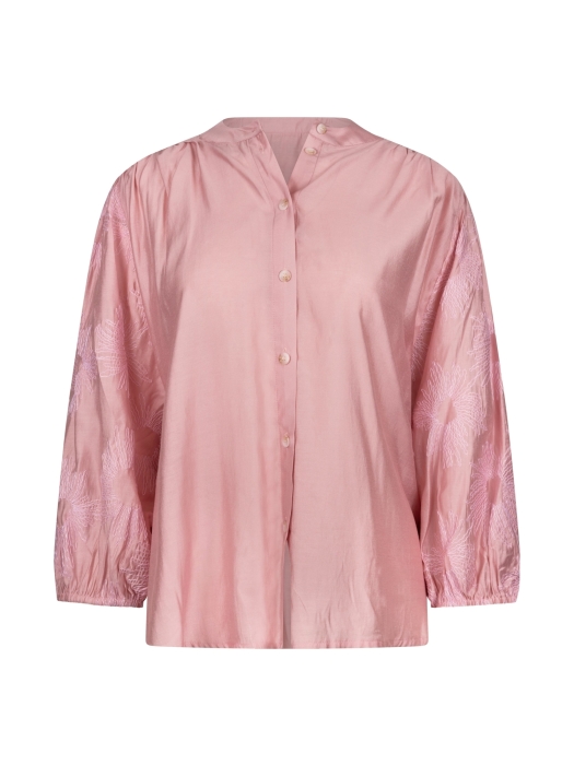 NUKUS Lynn Blouse Embroidery 30 blush