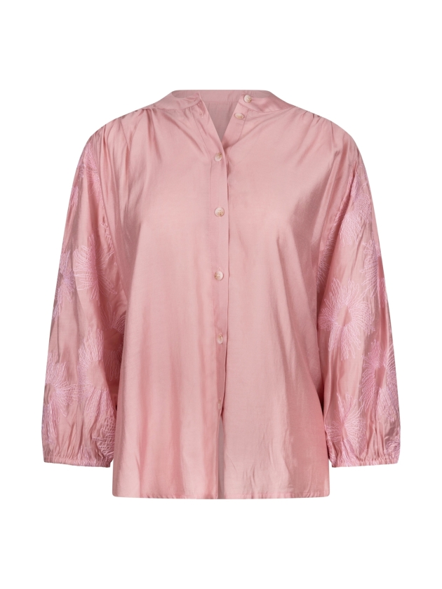NUKUS Lynn Blouse Embroidery 30 blush