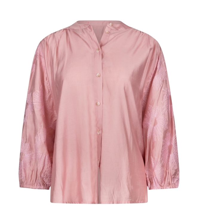 NUKUS Lynn Blouse Embroidery 30 blush