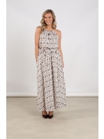NUKUS Monique Dress Print 143 offwhite/fango