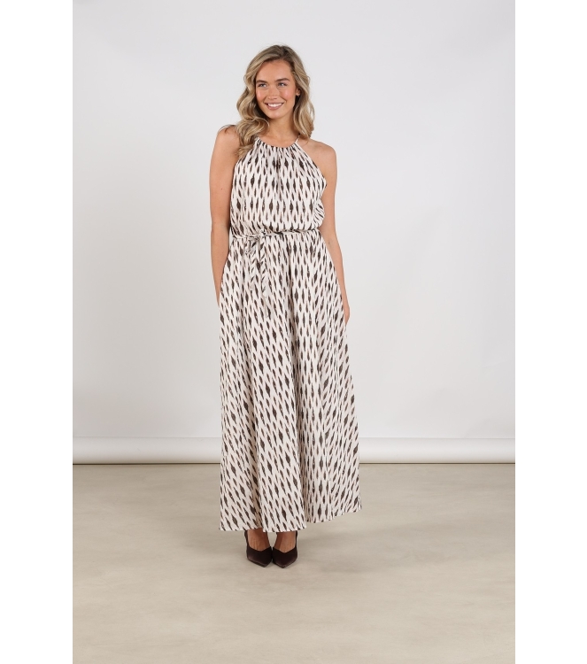 NUKUS Monique Dress Print 143 offwhite/fango