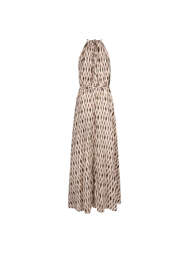 NUKUS Monique Dress Print 143 offwhite/fango