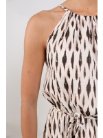 NUKUS Monique Dress Print 143 offwhite/fango