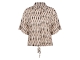 NUKUS Britt Blouse Print 143 offwhite/fango
