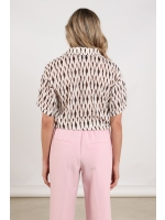 NUKUS Britt Blouse Print 143 offwhite/fango