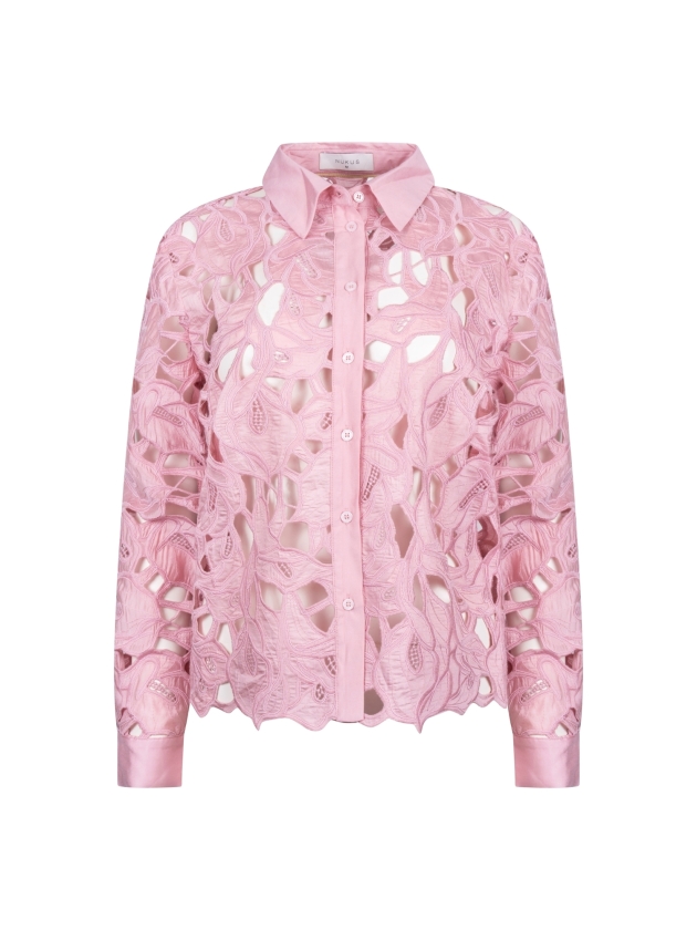 NUKUS Chloe Blouse Flower 30 blush