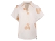 NUKUS Daniek Top Embroidery 79 offwhite/blush