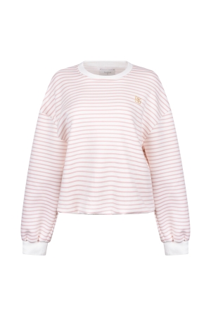 NUKUS Lisa Pullover Stripe 79 offwhite/blush